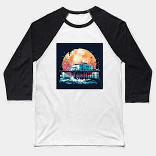 Santa Monica Pier Baseball T-Shirt